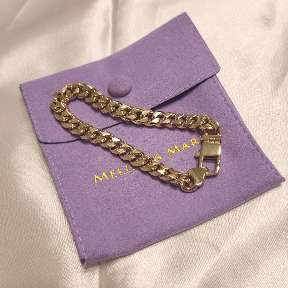Melinda Maria "Julian" Cuban Chain Bracelet [NWT]